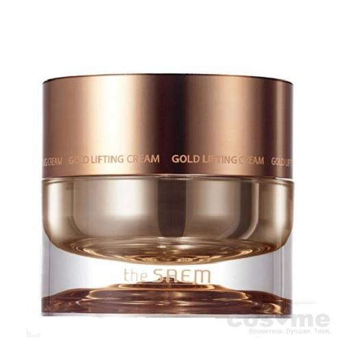 Крем антивозрастной с лифтинг-эффектом The Saem Gold Lifting Cream Антивозрастной лифтинг-крем с золотом.