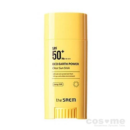 Стик солнцезащитный The Saem Sun Eco Earth Power Clear Sun Stick — COS ❤️ ME.RU