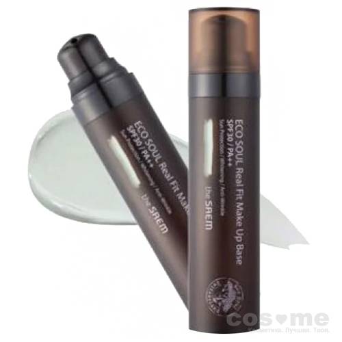 База под макияж The Saem Eco Soul Real Fit Makeup Base Green База под макияж с экстрактом альпийских трав.