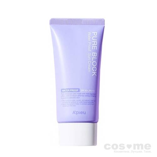 Крем солнцезащитный водостойкий A'PIEU Pure Block Natural Waterproof Sun Cream — COS ❤️ ME.RU