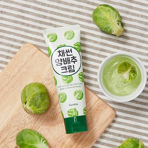 Крем-гель для лица капустный A'PIEU shredded cabbage cream — COS ❤️ ME.RU