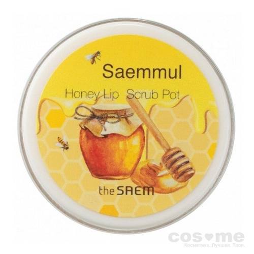 Скраб для губ медовый The Saem Saemmul Honey Lip Scrub Pot — COS ❤️ ME.RU
