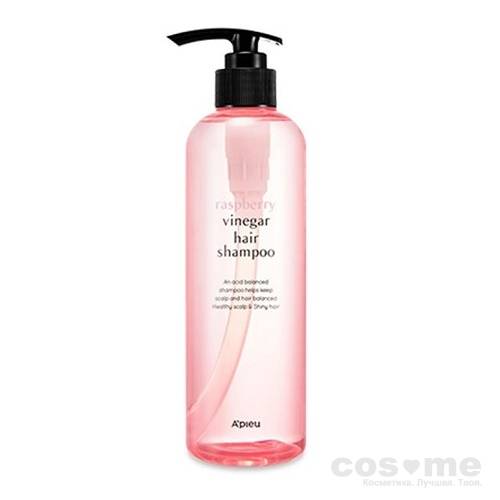 Шампунь с малиновым уксусом A'PIEU Raspberry Vinegar Hair Shampoo — COS ❤️ ME.RU