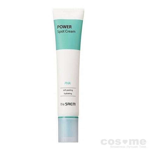 Крем точечный с PHA-кислотой The Saem Power Spot PHA Cream  Точечный крем с PHA-кислотой.