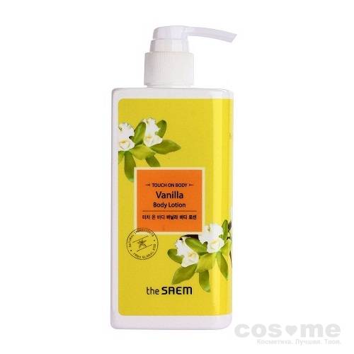 Лосьон для тела The Saem Touch On Body Lotion Лосьон для тела с экстрактом ванили.