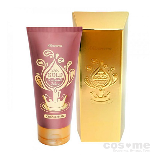 Крем-маска для лица увлажняющая Elizavecca 24K Gold Cream Mask — COS ❤️ ME.RU