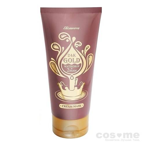 Крем-маска для лица увлажняющая Elizavecca 24K Gold Cream Mask — COS ❤️ ME.RU