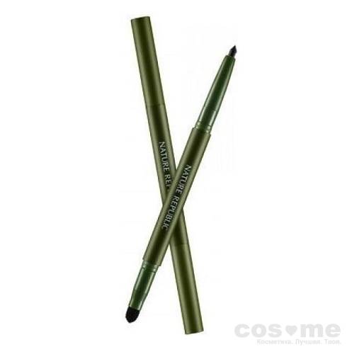 Карандаш для бровей Nature Republic By Flower Auto Eye Brow #01 Автоматический карандаш для бровей с удобной кисточкой
