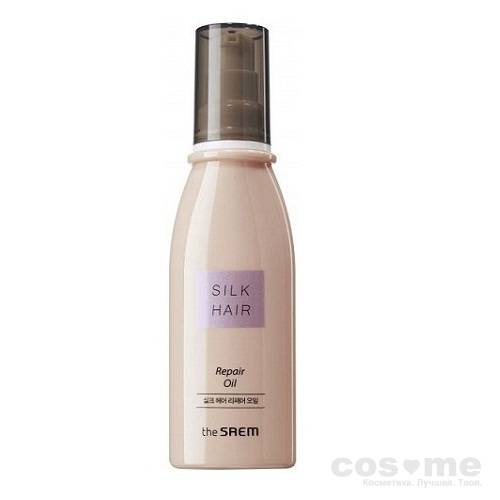 Масло для поврежденных волос The Saem Silk Hair Repair Oil Восстанавливающее масло для поврежденных волос.
