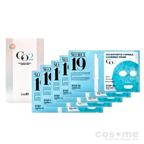 Маска для карбокситерапии Esthetic House CO2 Esthetic Formula Carbonic Mask — COS ❤️ ME.RU