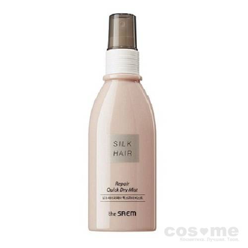 Мист для сушки волос The Saem Silk Hair Repair Quick Dry Mist Мист для быстрой сушки волос.