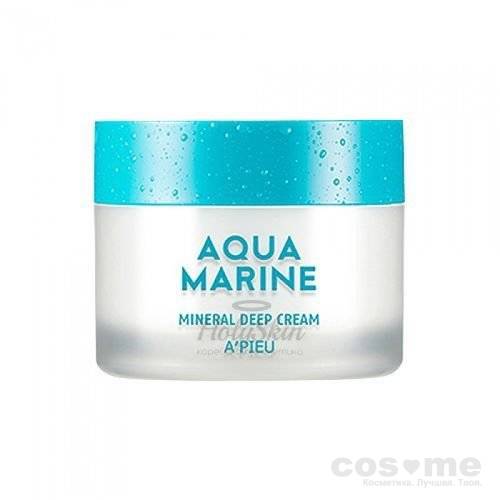 Крем для лица минеральный глубокоувлажняющий A'PIEU Aqua Marine Mineral Deep Cream — COS ❤️ ME.RU