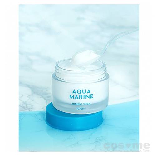 Крем для лица минеральный глубокоувлажняющий A'PIEU Aqua Marine Mineral Deep Cream — COS ❤️ ME.RU