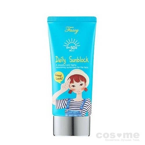 Крем солнцезащитный Fascy Daily Sunblock Cолнцезащитный крем для всех типов кожи.