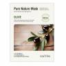 Маска для лица тканевая с экстрактом оливы Anskin Secriss Pure Nature Mask Pack - Olive фото 1 — COS ❤️ ME.RU