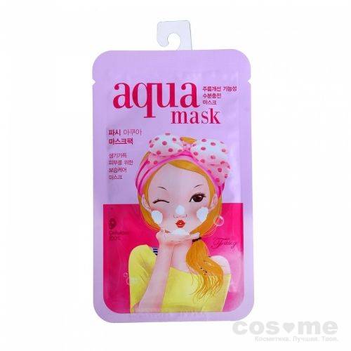 Маска для лица тканевая антивозрастная Fascy Bubble Tina Aqua Mask — COS ❤️ ME.RU