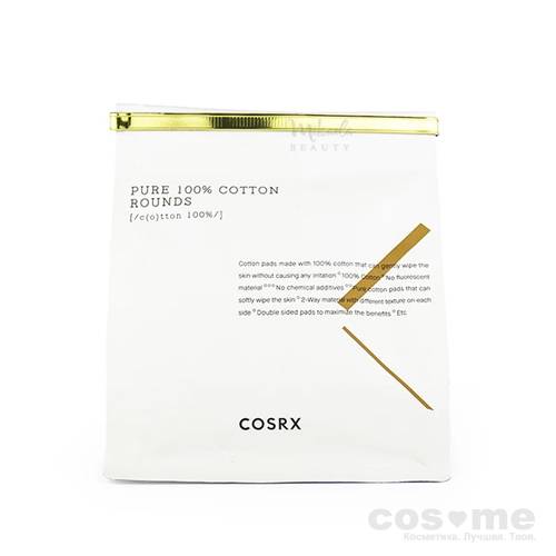 Хлопковые пады COSRX Pure 100% Cotton Rounds — COS ❤️ ME.RU