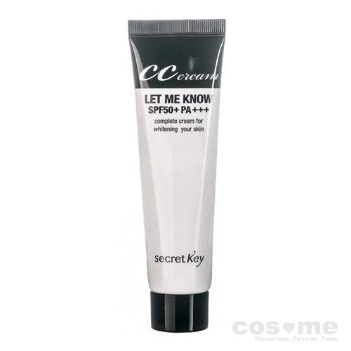 Крем СС для лица Secret Key Let Me Know CC Cream  CС крем для сухой кожи 