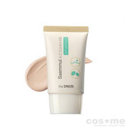 Крем ББ для проблемной кожи THE SAEM Saemmul A.C Control BB SPF30 PA++  Защитный ББ крем для проблемной кожи. 