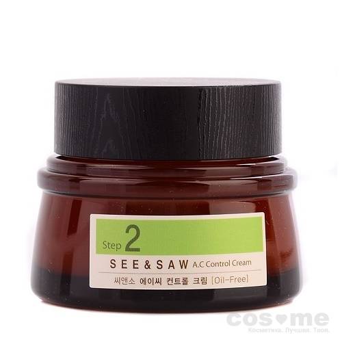 Крем для контроля чистоты и жирности кожи The Saem See &amp; Saw AC Control Cream Крем для проблемной кожи 