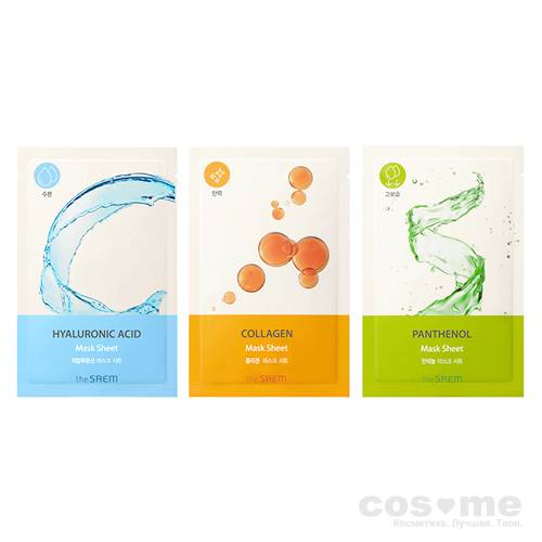 Маска для лица тканевая The Saem BIO SOLUTION Mask Sheet Маски с увлажняющим, укрепляющим и смягчающим действием.