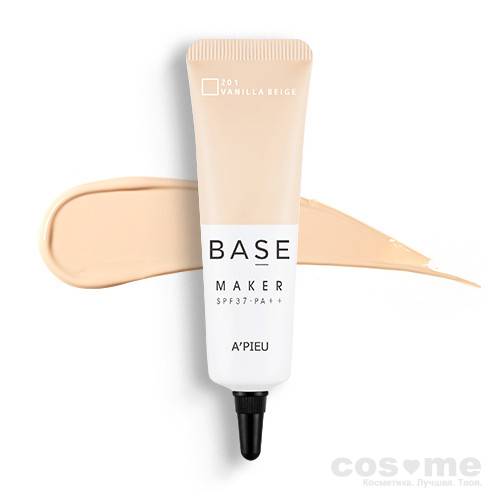 База под макияж  A'PIEU Base Maker SPF37/PA++ (Vanilla Beige) — COS ❤️ ME.RU