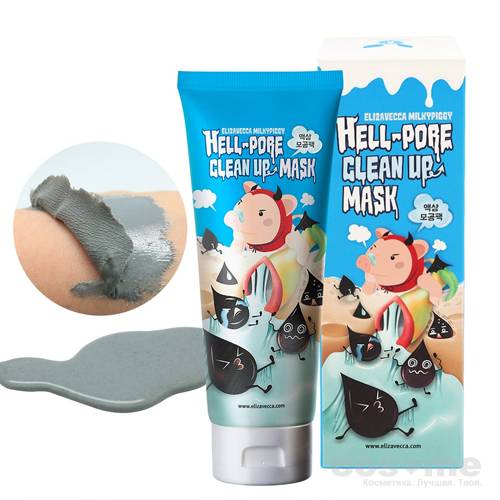Маска-пленка для очищения пор Elizavecca Hell-Pore Clean Up Mask — COS ❤️ ME.RU