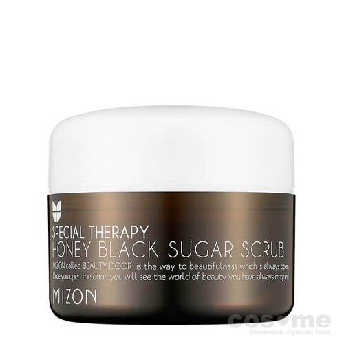 Скраб для лица с черным Барбадосским сахаром Mizon Honey Black Sugar Scrub — COS ❤️ ME.RU