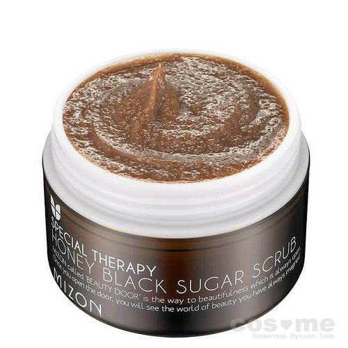Скраб для лица с черным Барбадосским сахаром Mizon Honey Black Sugar Scrub — COS ❤️ ME.RU