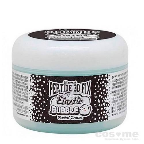 Пептидный крем пузырьковый Elizavecca Peptide 3D Fix Elastic Bubble Facial Cream — COS ❤️ ME.RU