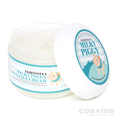 Крем для лица омолаживающий Elizavecca Milky Piggy Sea Salt Cream — COS ❤️ ME.RU