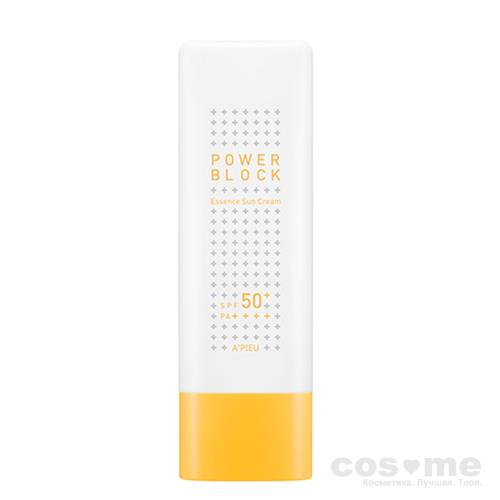 Крем-эссенция солнцезащитная A'PIEU Power Block Essence Sun Cream SPF50+/PA++++ — COS ❤️ ME.RU