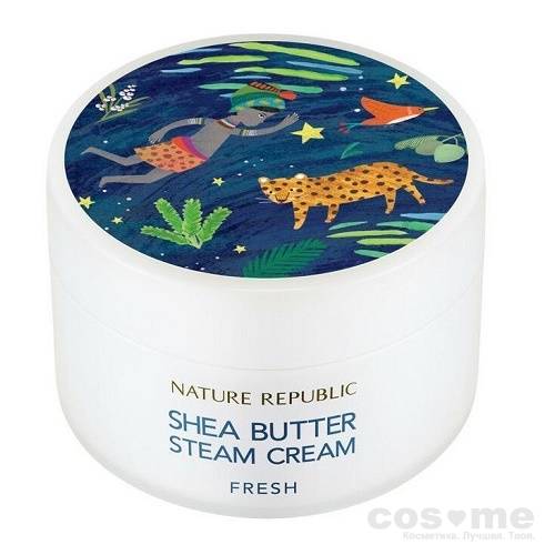 Крем для лица паровой освежающий Nature Republic Shea Butter Steam Cream Fresh — COS ❤️ ME.RU