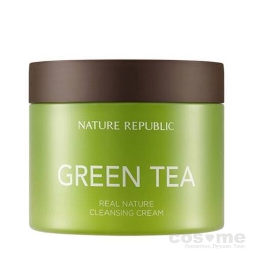 Крем очищающий с экстрактом зеленого чая Real Nature Cleansing Cream (Green Tea) Очищающий крем с экстрактом зеленого чая