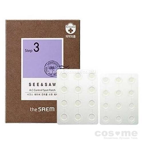 Патчи для проблемной кожи The Saem See & Saw A.C Control Spot Patch фото 1 — COS ❤️ ME.RU