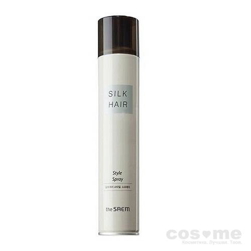 Лак для волос The Saem Silk Hair Style Spray Лак для волос с протеинами шелка. 