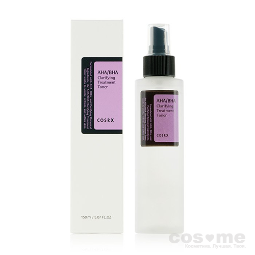 Тонер для лица с кислотами CosRX AHA/BHA Clarifying Treatment Toner — COS ❤️ ME.RU