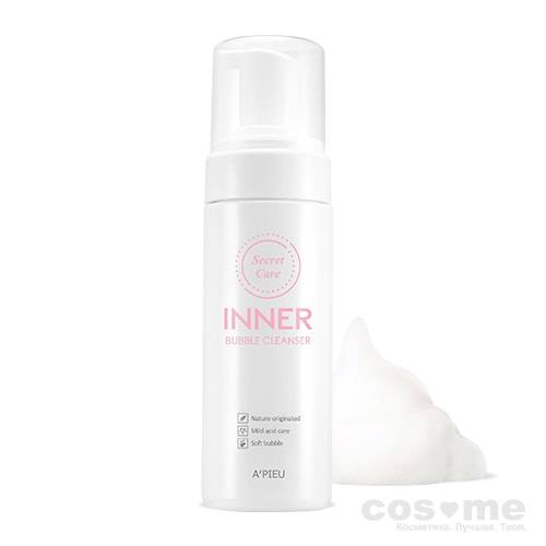 Пенка для интимной гигиены A&#039;PIEU Secret Care Inner Bubble Cleanser Нежная пенка с травяными экстрактами. 