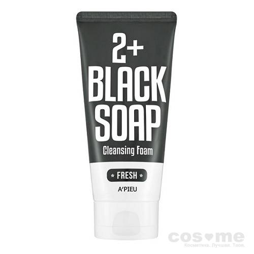 Пенка для умывания A&#039;PIEU Fresh Blacksoap 2+ Cleansing Foam Очищающая пенка для умывания