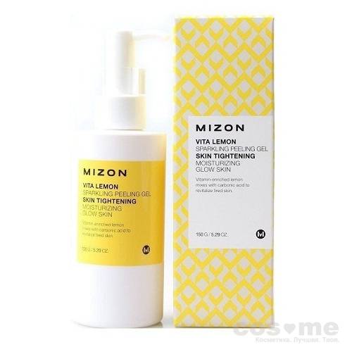 Гель с экстрактом лимона Mizon Vita Lemon Sparkling Peeling Gel — COS ❤️ ME.RU