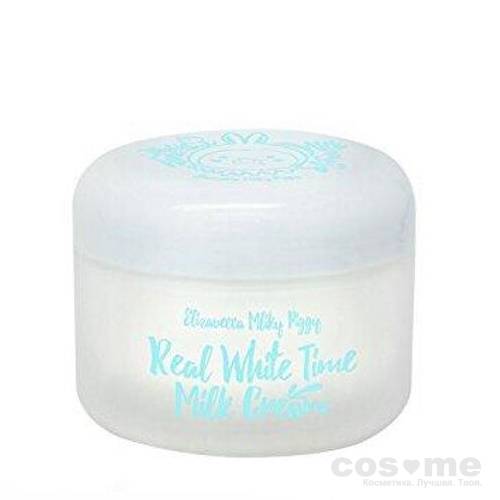 Крем для лица и тела Elizavecca Real White Time Milk Cream Осветляющий крем для лица и тела с козьим молоком.