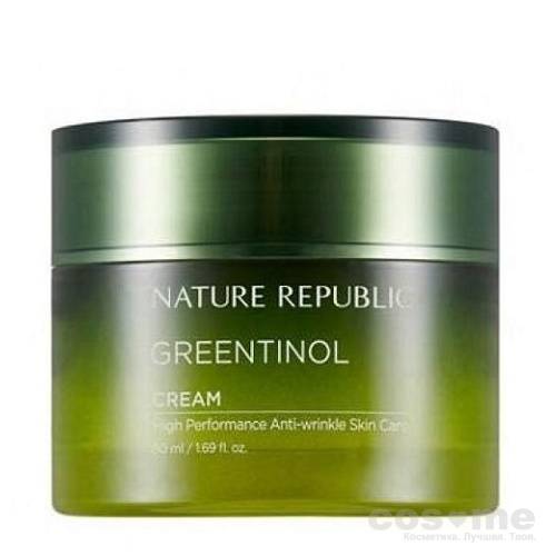 Крем увлажняющий против морщин с экстрактом зеленого чая Nature Republic Greentinol Cream — COS ❤️ ME.RU