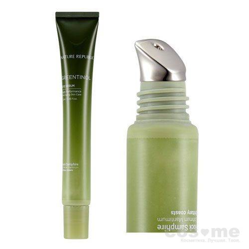 Сыворотка для глаз против морщин с экстрактом зеленого чая Nature Republic Greentinol Eye Serum — COS ❤️ ME.RU