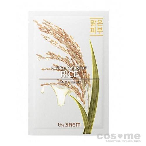 Маска тканевая с экстрактами меда и злаков The Saem Natural Mask Sheet — COS ❤️ ME.RU