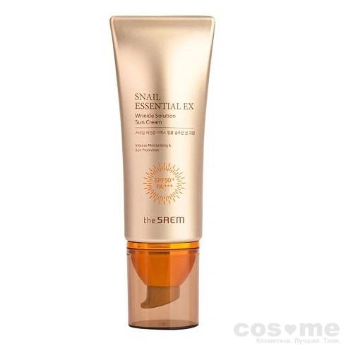 Крем солнцезащитный The Saem Snail Essential EX Wrinkle Solution Sun Cream — COS ❤️ ME.RU