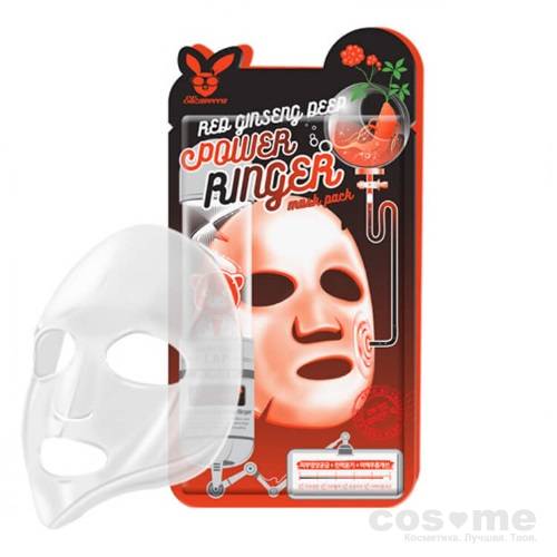 Тканевая маска регенерирующая Elizavecca Red Ginseng Deep Power Ringer Mask Pack — COS ❤️ ME.RU
