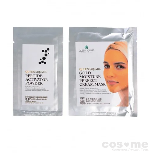 Маска для лица антивозрастная Anskin Gold Moisture Perfect Cream Mask (Набор) — COS ❤️ ME.RU