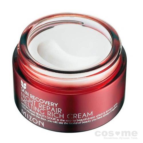 Крем ночной интенсивный тающий Mizon Night Repair Melting Rich Cream — COS ❤️ ME.RU