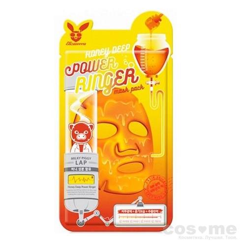 Тканевая маска медовая Elizavecca Honey Deep Power Ringer Mask Pack — COS ❤️ ME.RU