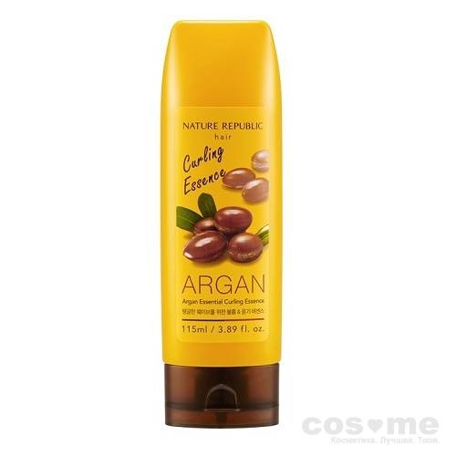 Эссенция для вьющихся волос Nature Republic Hair Argan Essential Curling Essence Эссенция с маслом арганы для вьющихся волос.